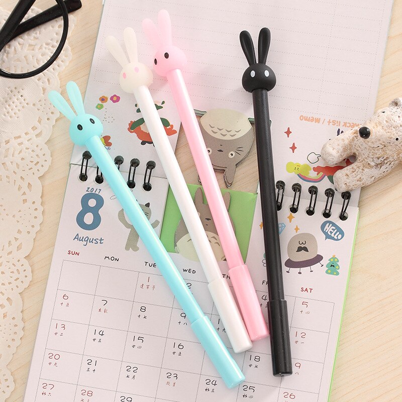 Cute Rabbit 4 Pen Set