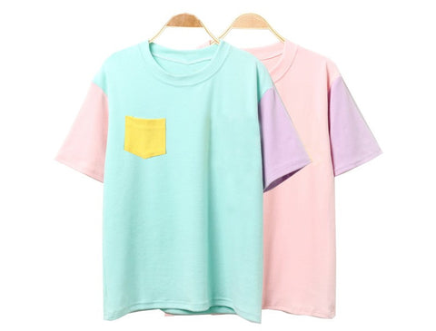 Candy Color Harajuku T-Shirt