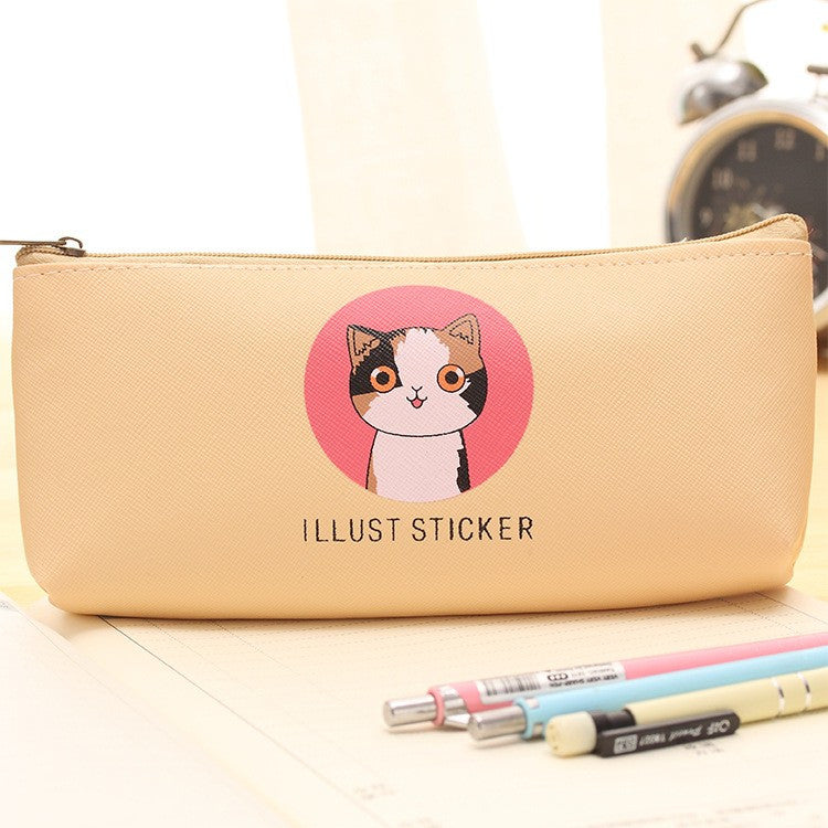 Cute Illustration Pencil Case