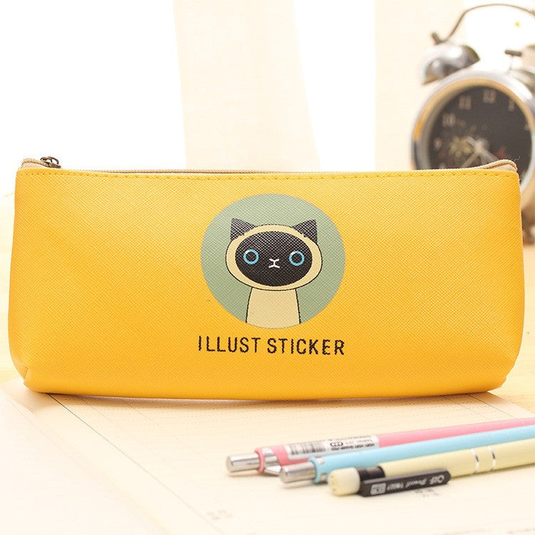 Cute Illustration Pencil Case