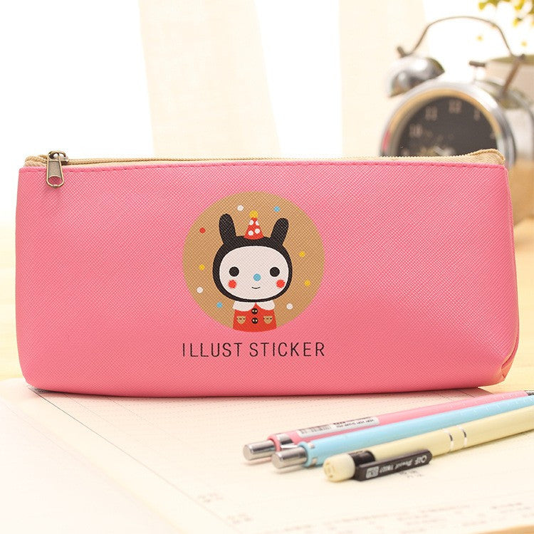 Cute Illustration Pencil Case