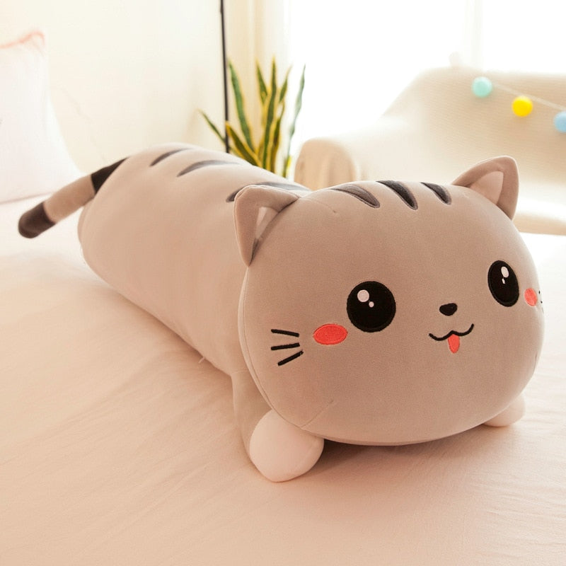 Kawaii Cat Body Sleeping Pillow