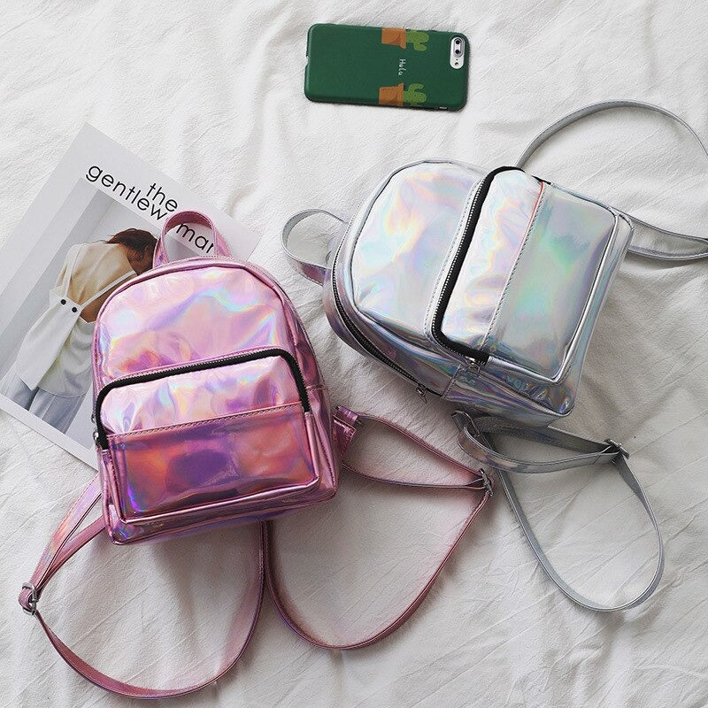 Silver Hologram Backpack