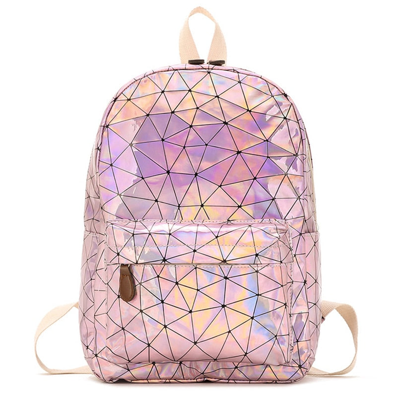Geometric Hologram Backpack