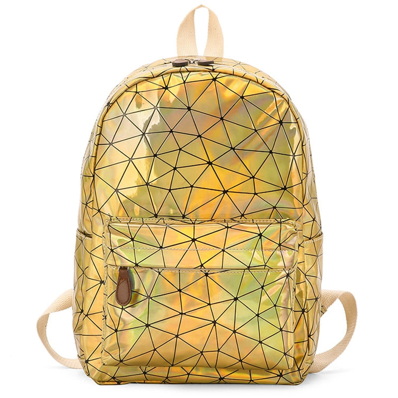 Geometric Hologram Backpack
