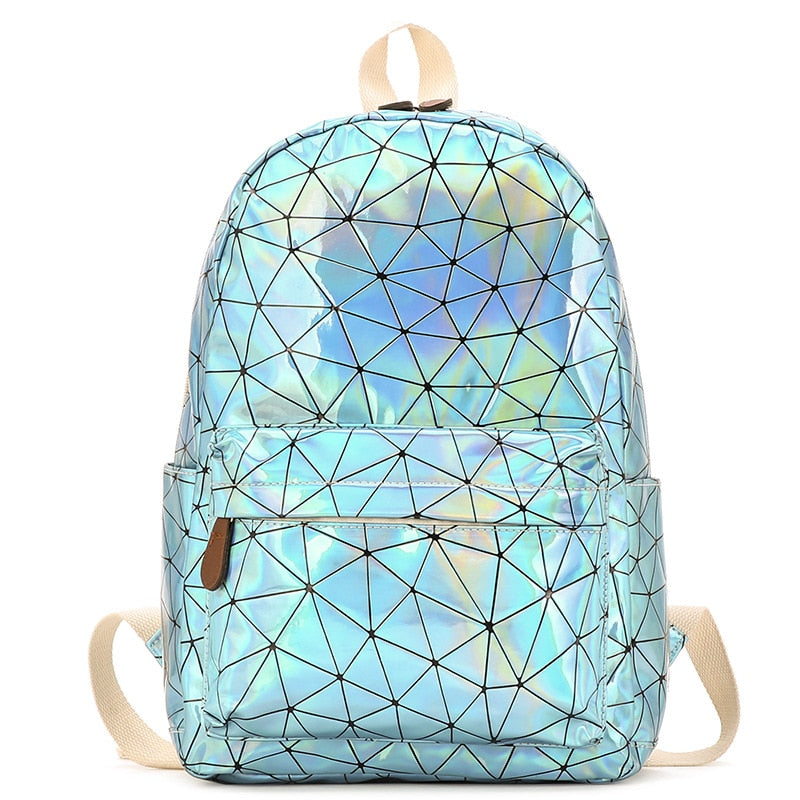 Geometric Hologram Backpack