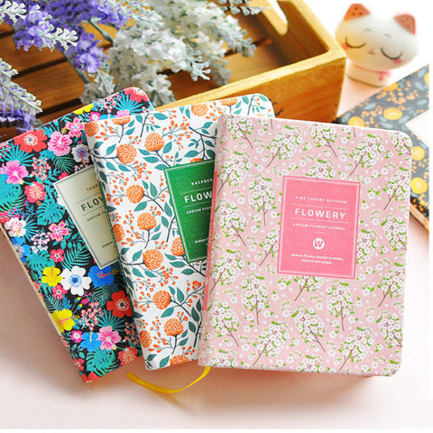 Cute Floral Notebook Planner