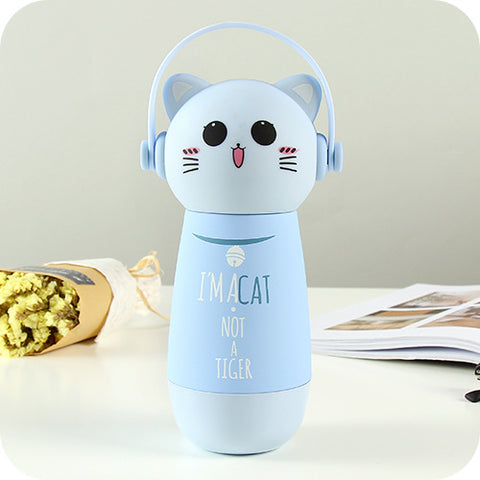 Kawaii Cat Travel Thermos Bottle