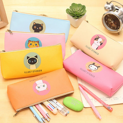 Cute Illustration Pencil Case