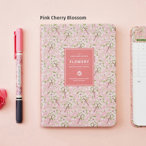 Cute Floral Notebook Planner