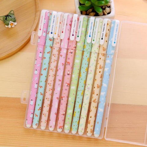 10Pcs Set Gel Pens