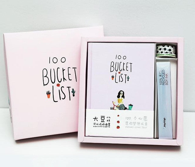 100 Bucket List Planner Box