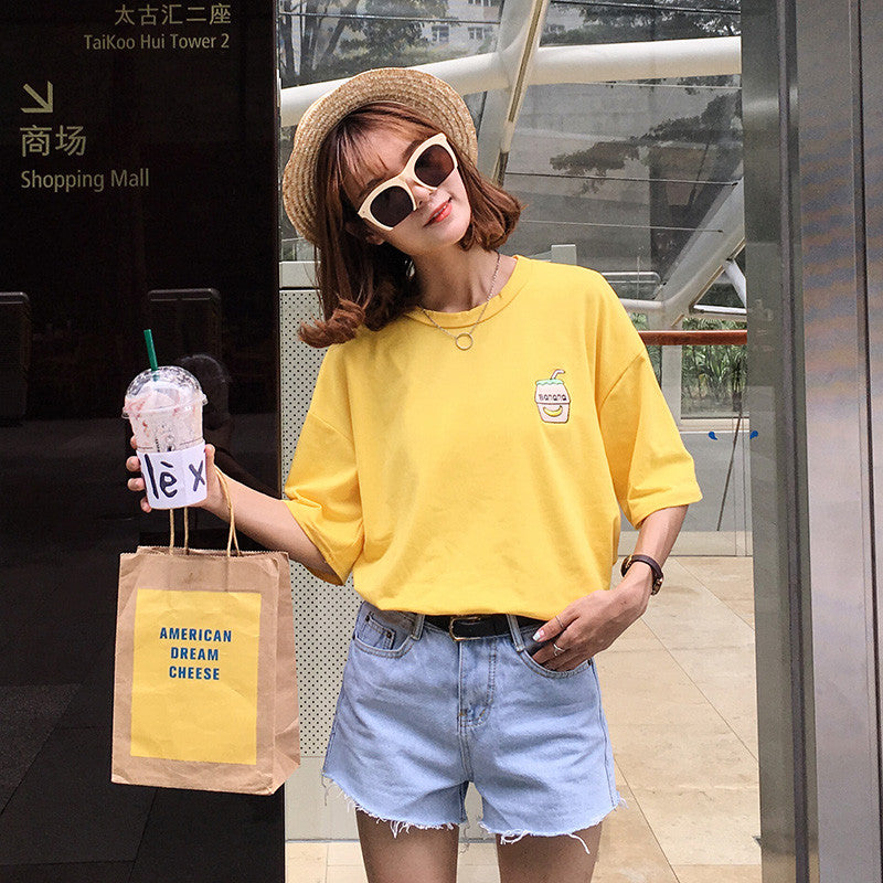 Kawaii Banana Milk T-Shirt