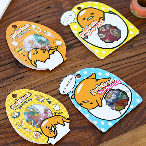 Kawaii Sanrio Gudetama Eggs 60-Piece Stickers