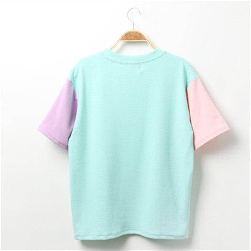 Candy Color Harajuku T-Shirt