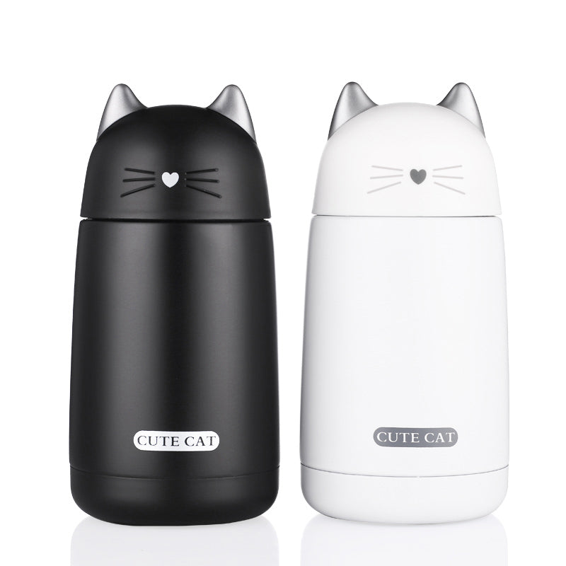 Cute Cat Leak-Proof Thermo Bottle