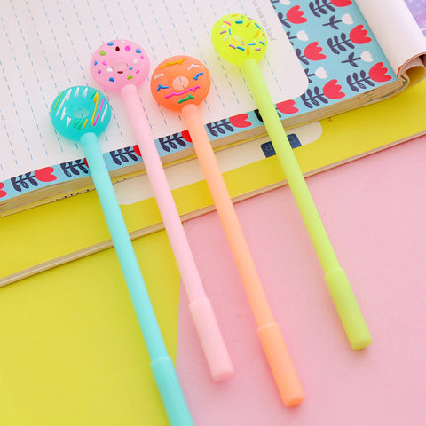 Sweet Donut Pen Set - 4Pcs