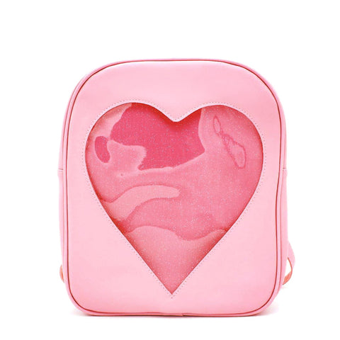 Cute Candy Color Heart Backpack