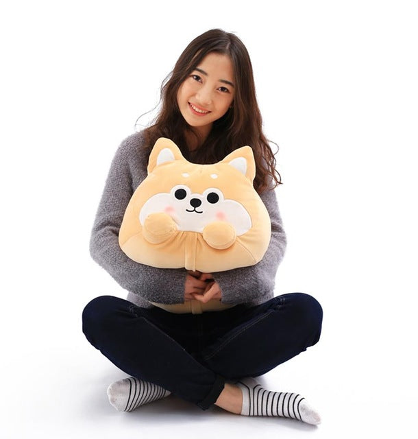 Shiba Inu Pillow With Blanket Combo