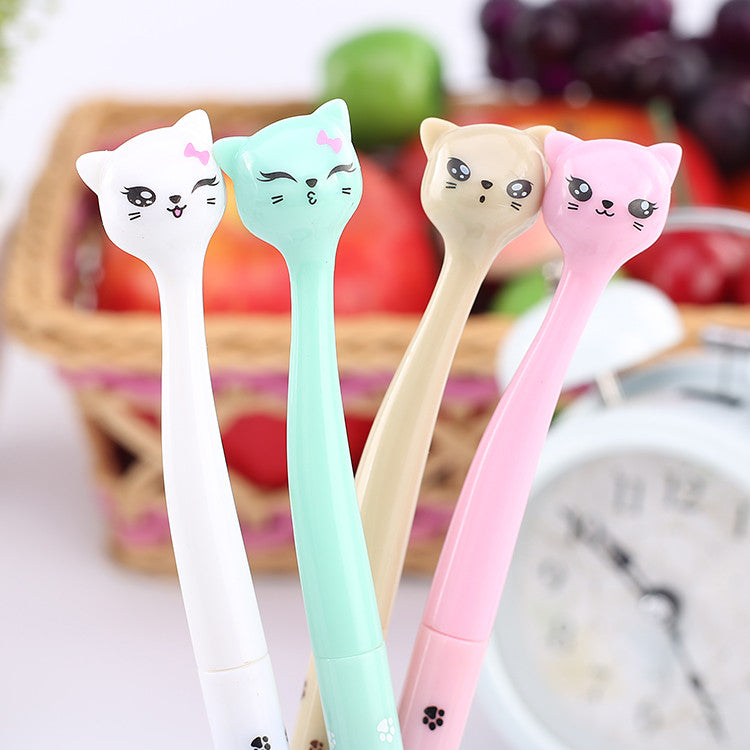 4 Pcs Cat Pens With Cute Expression