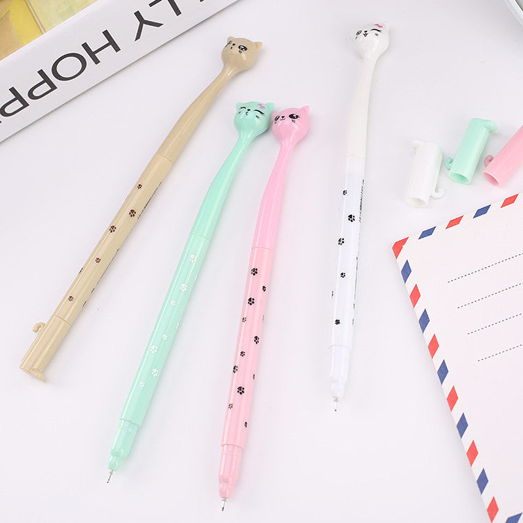 4 Pcs Cat Pens With Cute Expression