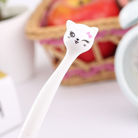 4 Pcs Cat Pens With Cute Expression