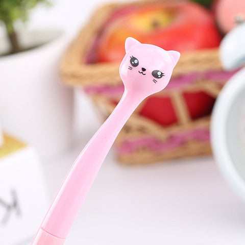 4 Pcs Cat Pens With Cute Expression