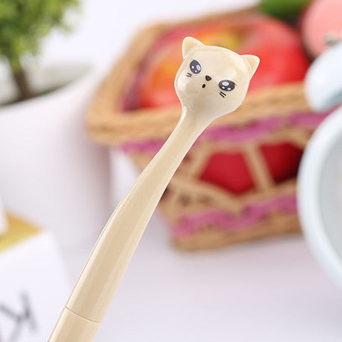 4 Pcs Cat Pens With Cute Expression