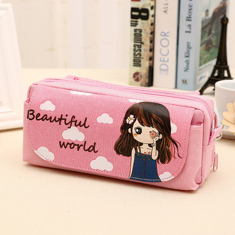 Kawaii Girl Pencil Case – Kawaii Berry Shop