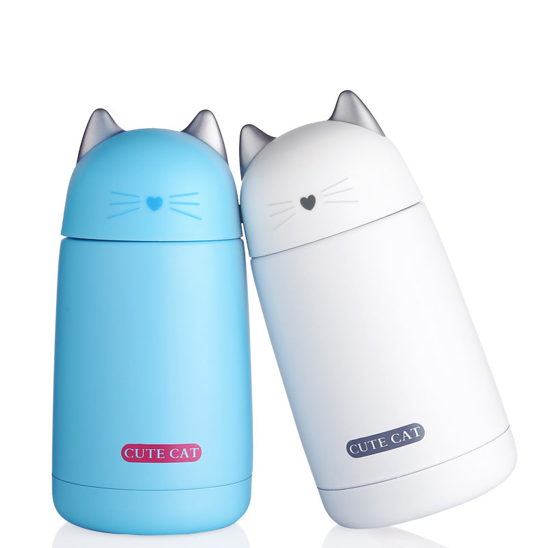 Cute Cat Leak-Proof Thermo Bottle