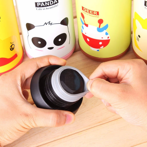 Panda Stainless Steel Thermos Bottle