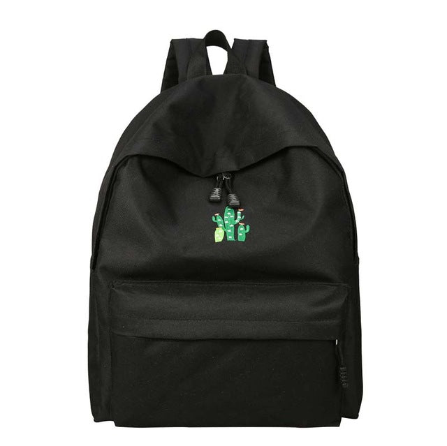 Cactus Embroidered Backpack