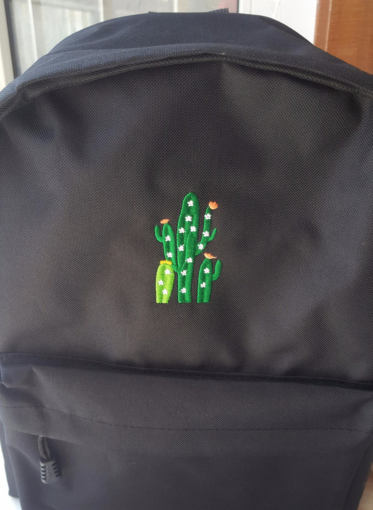 Cactus Embroidered Backpack