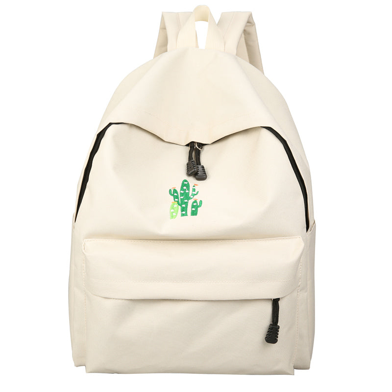 Cactus Embroidered Backpack