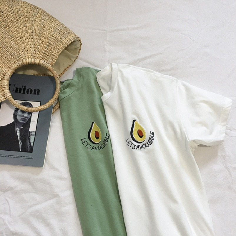 Embroided Advocado T-shirt