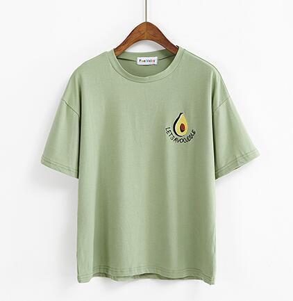 Embroided Advocado T-shirt