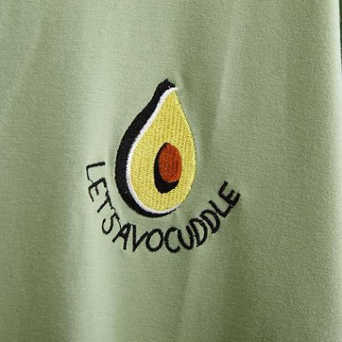 Embroided Advocado T-shirt