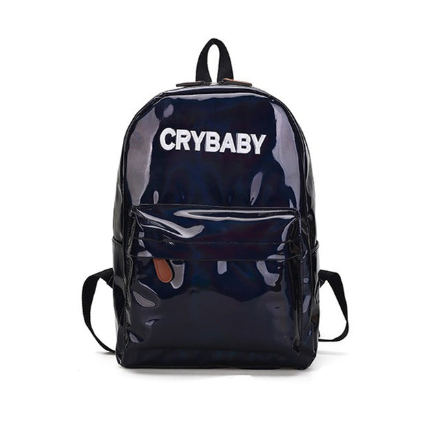 crybaby mini backpack Holographic Crybaby Backpack™ – Kawaii Berry Shop