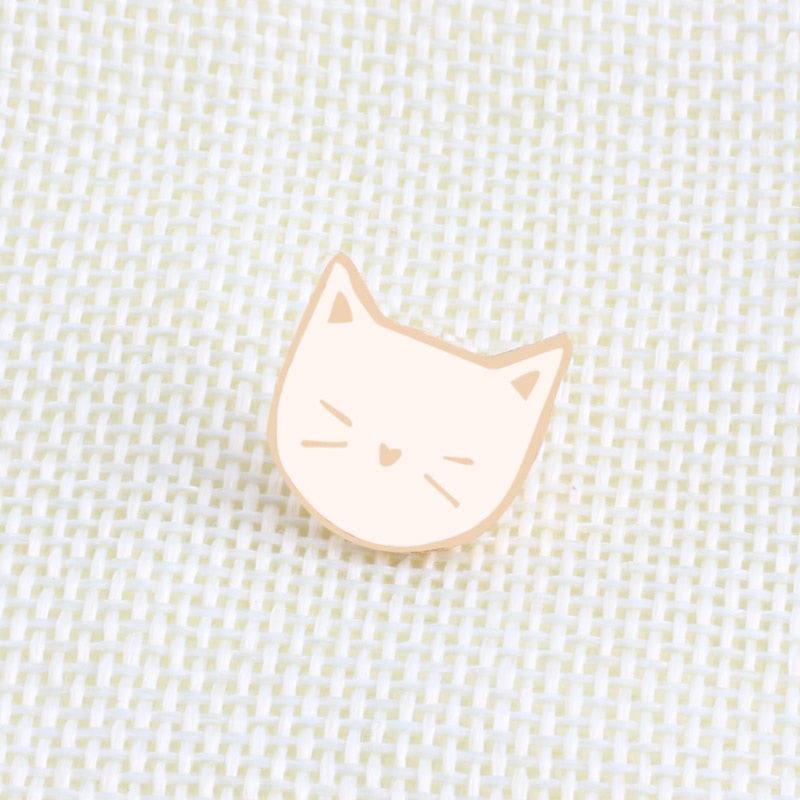 Cute Cat Brooch - 2 Set