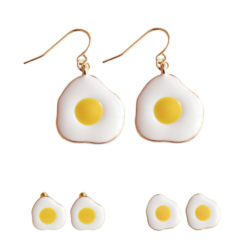 Fried Egg Earrings