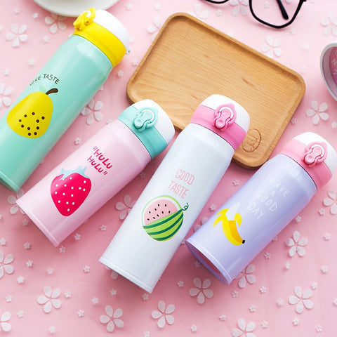 Kawaii Stainless Steel Vacuum Insulated Water Bottle
