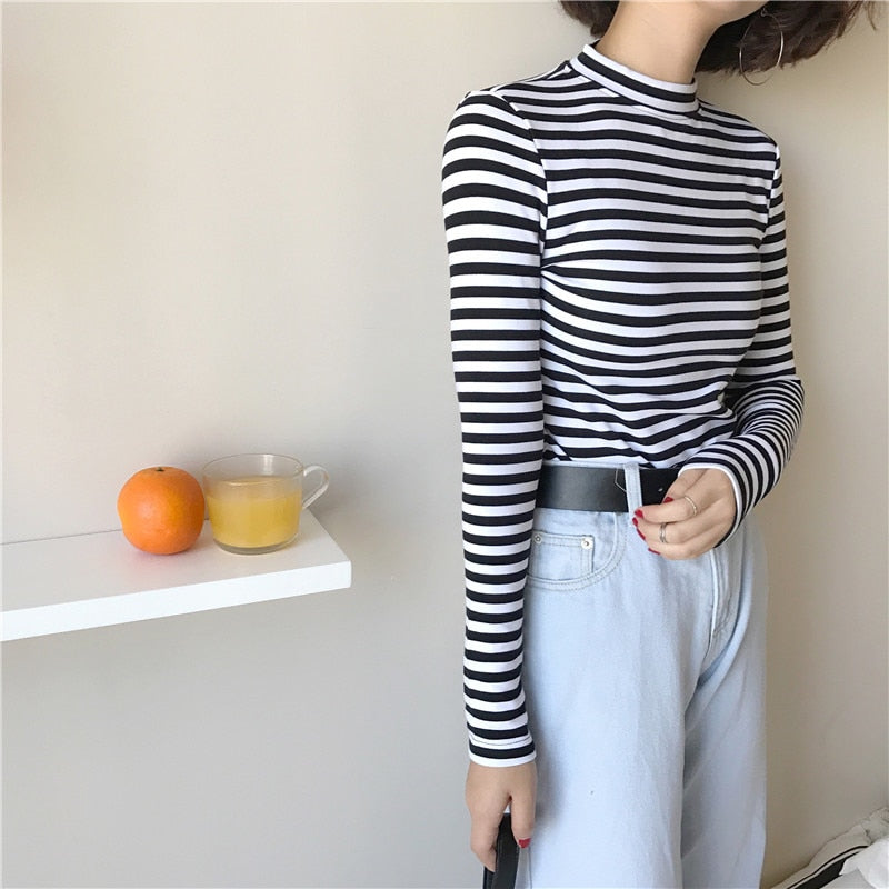 Harajuku Striped Long Sleeve