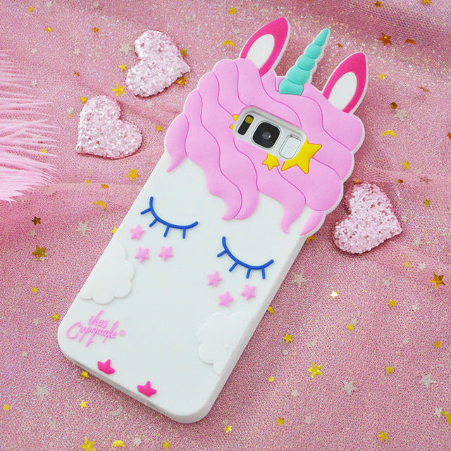 3D Unicorn Samsung Phone Case
