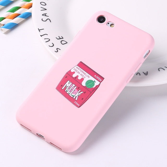 Pink Milky Drink Case iPhone Case