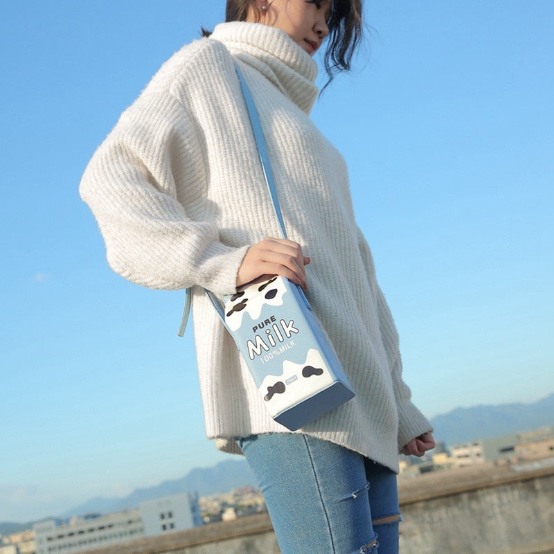 Kawaii Milk Bag