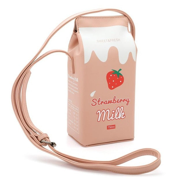 Kawaii Milk Bag