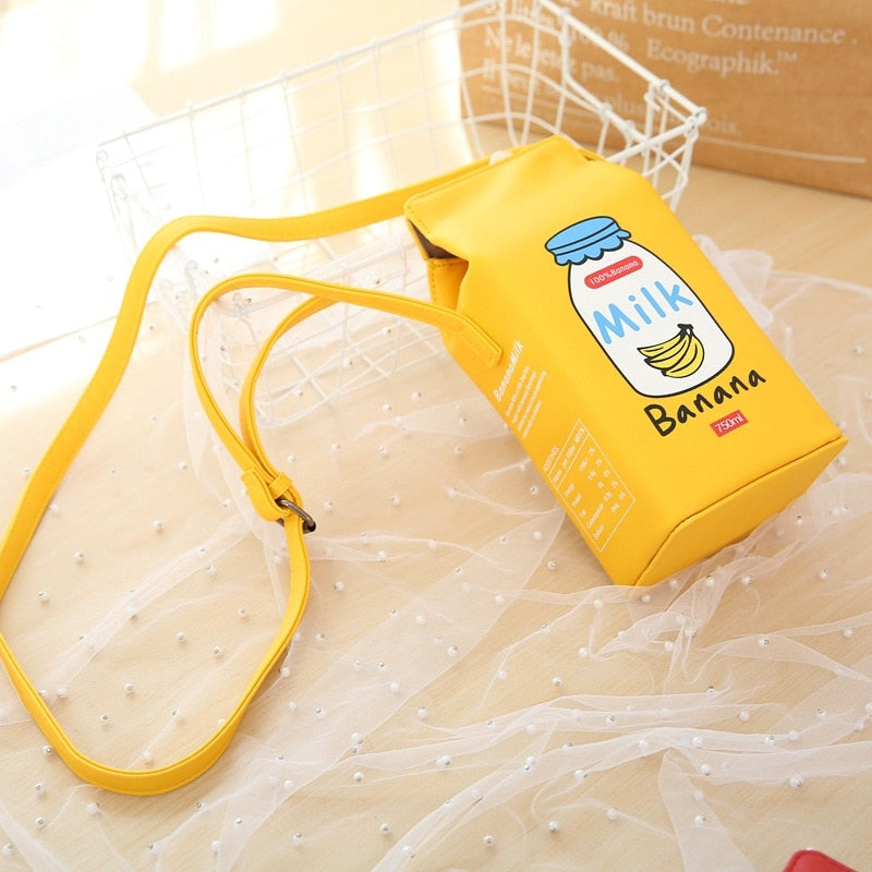 Kawaii Milk Bag