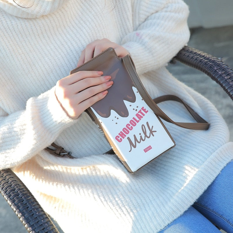 Kawaii Milk Bag