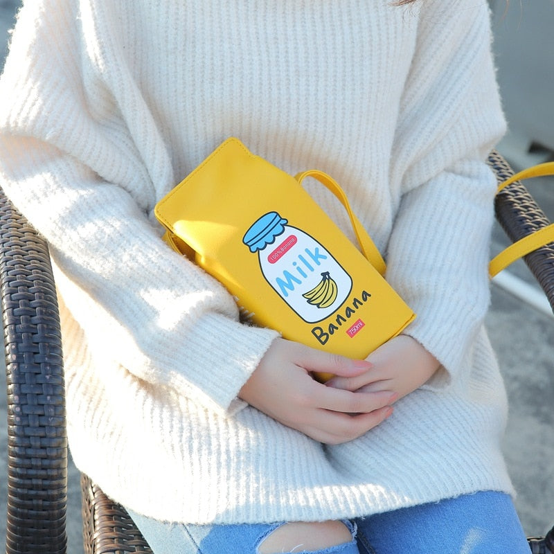 Kawaii Milk Bag