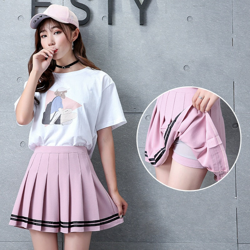 PINK CELEB Dolce Pink Velvet Velour Button Top High Waisted Skirt Set -  ShopperBoard